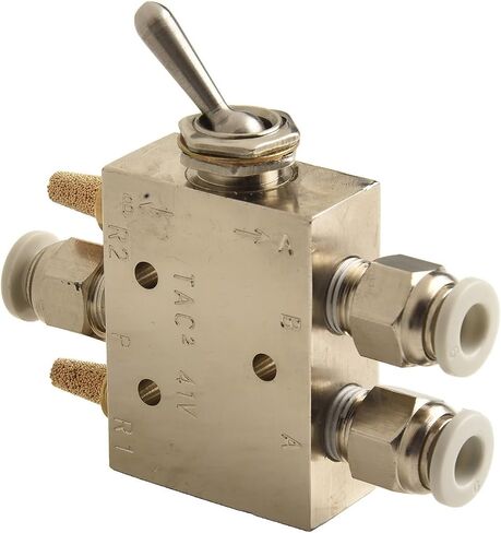 TAC2-41V Pneumatic Valve 2 Position 5 Way Mechanical Air Control Switch with 6mm Connector for Automation Equipment in Kuwait