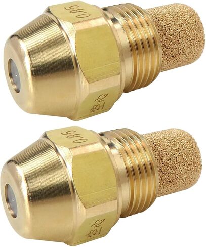 استبدال متوافق مع Delavan 00085-80A1 (8580A) .85 GPH 80 درجة النوع A فوهة موقد الزيت المخروطية المجوفة تحل محل فوهة الموقد الزيتية المتوافقة مع # 00085-80A1 - حزمة من 2 ترقية جديدة in Kuwait