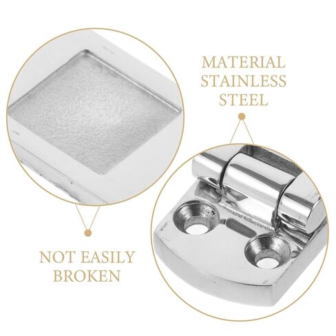 Stainless Steel Swivel Hasp Lock for Doors with Rotating Design Heavy Duty Marine and Rv Latch Hardware Sturdy Silver Metal Boat Door Latch in Kuwait