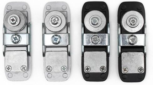 Zinc Alloy Industrial Electrical Cabinet Door Lock Automation Equipment Rotary Flat Handle Lock 1Pcs(Matte with Lock) in Kuwait