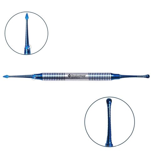10-Pcs Dental Oral Surgical Buser Periosteal Elevator – Titanium Blue Coated Stainless Steel Soft Tissue Elevation Instrument in Kuwait