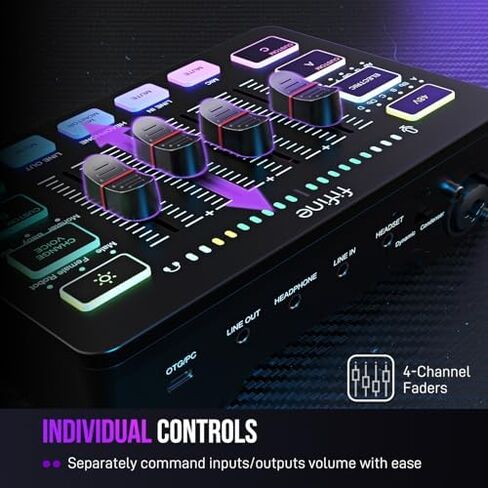 حزمة صوت ألعاب FIFINE PC: ميكروفون XLR/USB ديناميكي مع ذراع بوم + خلاط صوت مع طاقة فانتوم 48 فولت، التحكم في مستوى الصوت + كابل XLR بطول 10 أقدام للبودكاست/التسجيل/صوت اللعبة (AM8PROT+SC3+L9) in Kuwait