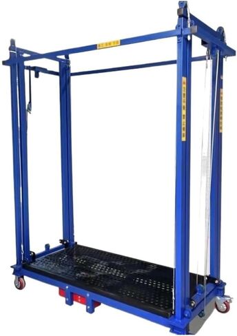 Electric Lifting Heavy Duty Lift Cart 300kg Load-Bearing Electric Scaffolding Lift Mobile Folding Construction site(3.5M) in Kuwait