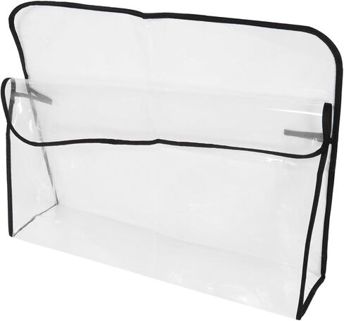 VOSAREA Hairdresser Chair Backrest Cover Waterproof Plastic Salon Chair Protector Universal Fit for Barbershop Spa, in Saudi Arabia