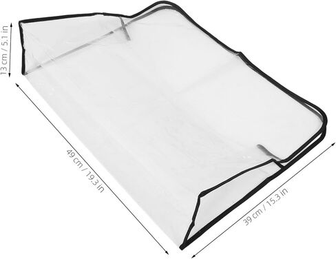 VOSAREA Hairdresser Chair Backrest Cover Waterproof Plastic Salon Chair Protector Universal Fit for Barbershop Spa, in Saudi Arabia