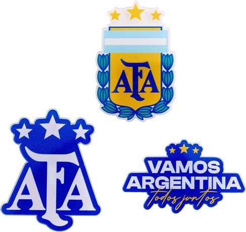 Desert Cactus Argentine Football Association Acrylic Magnet 3 Pack AFA Argentina Albiceleste Soccer Futbol Officially Licensed (Magnet Set A) in Kuwait