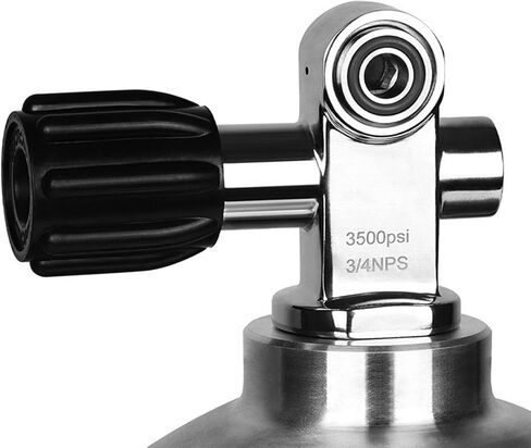 3/4" NPS 3500 PSI Scuba Diving Cylinder Replacement Valve 10.6 X 9.7cm in Kuwait