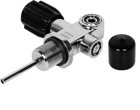 3/4" NPS 3500 PSI Scuba Diving Cylinder Replacement Valve 10.6 X 9.7cm in Kuwait