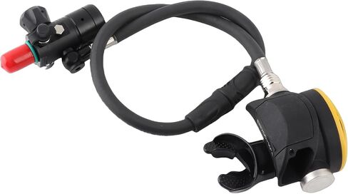 Diving Valve, S400 Breathing Regulator, Alloy Aluminum Constant Pressure Air Control for Snorkeler Scuba Diver Oxygen Cylinder Safe Underwater Dive Accessory in Kuwait