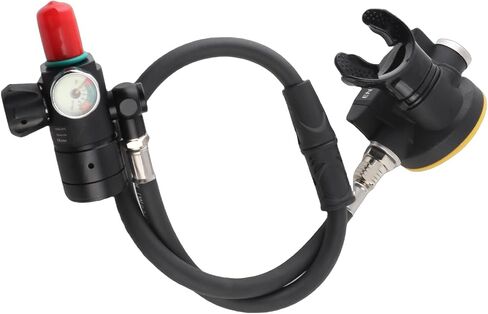 Diving Valve, S400 Breathing Regulator, Alloy Aluminum Constant Pressure Air Control for Snorkeler Scuba Diver Oxygen Cylinder Safe Underwater Dive Accessory in Kuwait