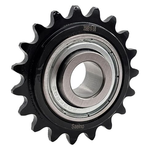 #35 Roller Chain Idler Sprocket Type C 5/8" bore 19 Tooth with Bearing 203KRR2,Hardened Antirust 1045 Steel Drive Sprockets 35BB19-5/8 in Saudi Arabia