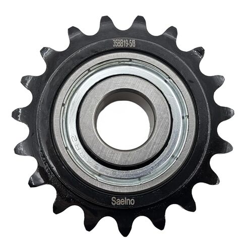 #35 Roller Chain Idler Sprocket Type C 5/8" bore 19 Tooth with Bearing 203KRR2,Hardened Antirust 1045 Steel Drive Sprockets 35BB19-5/8 in Saudi Arabia