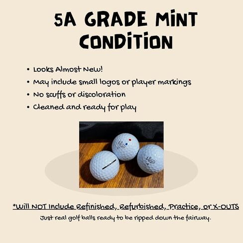24 Recycled Used Vice Golf Balls Mix – Assorted Models – (5A Mint) – Cleaned & Ready to Play in Kuwait