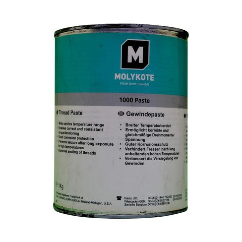 Dupont Molykote 1000 معجون مضاد للتشنج بدرجة حرارة عالية - 1 كجم in Kuwait