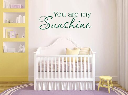 ملصق فينيل لديكور الحائط "You are My Sunshine"، نحاسي (معدني in Kuwait
