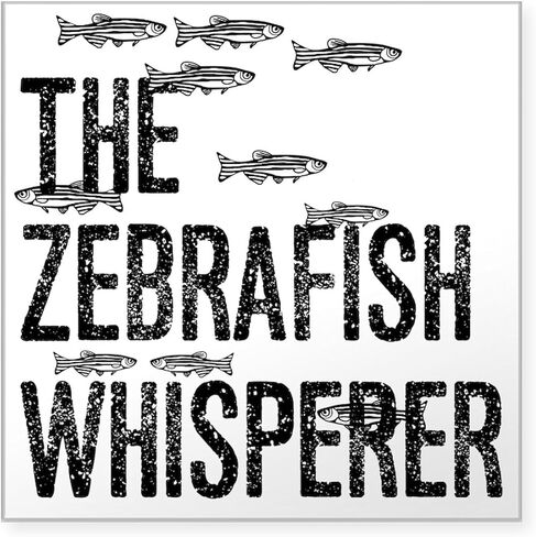 CafePress Zebrafish Whisperer Sticker Square Bumper Sticker Car Decal in Kuwait
