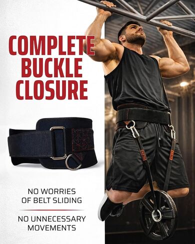 مجموعة THEFITGUY Ultimate Dip Belt وأشرطة الدمبل - لتحميل الألواح والدمبل والأثقال | ملاءمة آمنة، وزن أفقي، مصمم للانخفاضات الثقيلة والقرفصاء in Kuwait