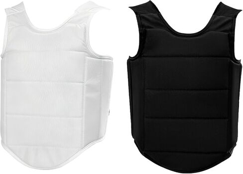 Karate Chest Guard Adjustable Kickboxing Upper Body Ribs Protectors for Adult Sparring Training Heavy Punching Boxing Chest Protector Adult in Kuwait