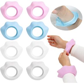 8 Pcs Wrist Bands for Washing Face, Universal Silicone Face Wash Wristbands for Men Women, Prevent Water from Spilling Down Arms in Saudi Arabia
