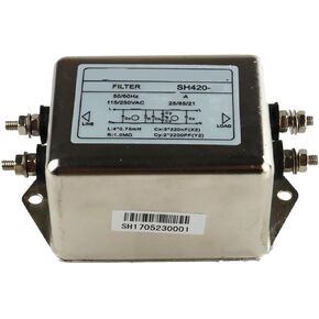 Single-Phase AC Power Filter SH420-10/20 Secondary Anti-Interference Purifier 220V(SH420-10 10A Screw) in Kuwait