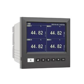 8 12 16-Channel Blue Screen paperless Recorder Temperature, Humidity, Pressure, Current, Voltage, and Power Curve Data(3 Channels) in Kuwait