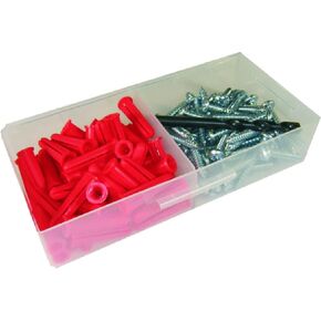 L.H. Dottie K14C Anchor Kit, 12 by 1-1/2-Inch Length Screw, 23 Anchor, Red in Saudi Arabia