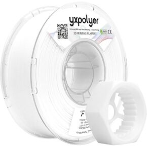 YXPOLYER Nylon Filament PA6 White Easy PA 3D Printing Filament 1.75mm 1kg | Easy to Print, AMS Compatible Spool, Engineering-grade, Low Warp, FDM Printer, Pre-dried, High Speed Low Temp Printing in Saudi Arabia