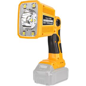 DTEZTECH Cordless Flashlight for Makita 18V LXT Lithium-ion Battery, 18W 1250LM LED Work Light with USB Port, Jobsite Light with 110 Degree Pivoting Head Indoor Outdoor Use in Kuwait