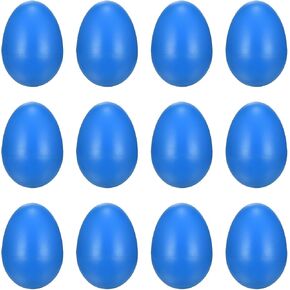 12 قطعة من هزازات البيض من MECCANIXITY، أدوات قرع يدوية للبيض الموسيقي البلاستيكي من Maracas للرسم بنفسك وتعلم الموسيقى وأداء حفلات عيد الفصح، وردي in Kuwait