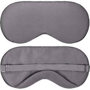 100% Tencel Eye Mask - Sleeping Mask, Sleep Eye Mask Men, Light Blocking Sleep Masks for Women, Sleep+mask Eye Shade Cover for Travel, Night Eye Masks Sleep Blindfold Eye Pillow Blackout Black Eyemask in Kuwait
