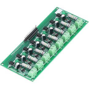 8 Channel Optocoupler Isolation Board, PLC Voltage Detection Module 220V AC, PCB Material, Level Output Board for DIY Projects, Easy Installation & Voltage Indication in Kuwait