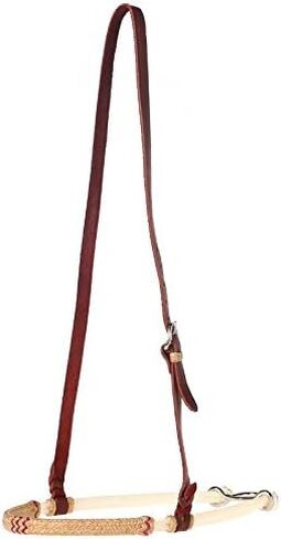 Nrs Red Lace Rawhide Covered Double Rope Noseband Red in Kuwait