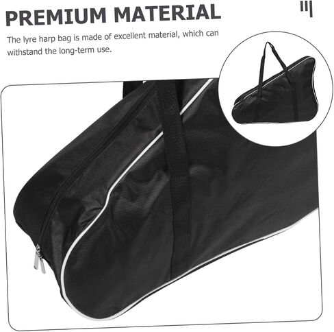 Toddmomy Lyre Harp Carrying Pouch Lightweight Oxford Cloth Storage Bag for Musicians Reliable Protection for String Lyre and Thumb Piano Portable Outdoor Use Easy to Clean in Kuwait