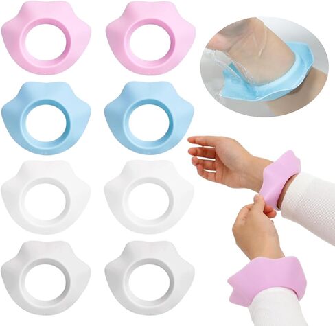 8 Pcs Wrist Bands for Washing Face, Universal Silicone Face Wash Wristbands for Men Women, Prevent Water from Spilling Down Arms in Saudi Arabia