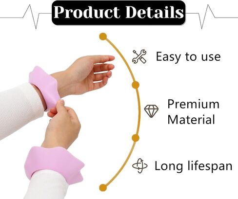 8 Pcs Wrist Bands for Washing Face, Universal Silicone Face Wash Wristbands for Men Women, Prevent Water from Spilling Down Arms in Saudi Arabia
