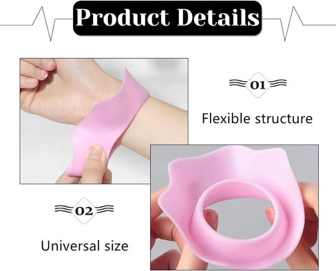 8 Pcs Wrist Bands for Washing Face, Universal Silicone Face Wash Wristbands for Men Women, Prevent Water from Spilling Down Arms in Saudi Arabia