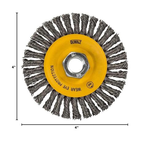 4" X 5/8"-11 HP .020 SSSTRINGER Wire Wheel Bulk - 1 Each in Kuwait