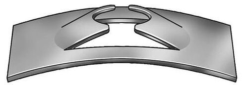 Spring Nut, Flat, #8, Steel, PK100 in Saudi Arabia