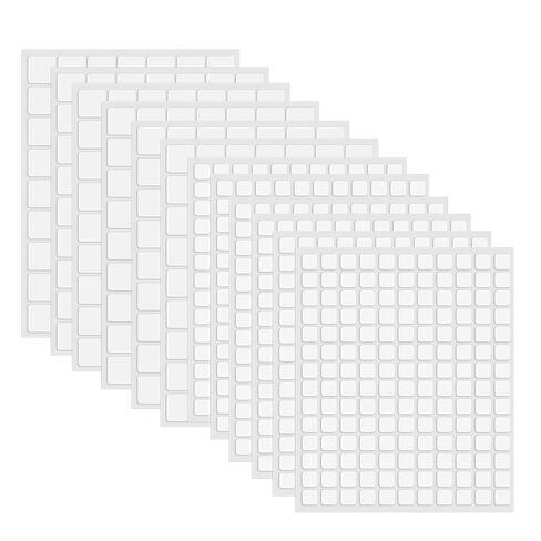 Briartw 3D Double Sided Adhesive Foam Squares, 1302 Pcs Black Permanent Adhesive Dots for Scrapbooking, Card Making - 924 Small (6mm) & 378 Large (12.5mm) Mixed Size Dimensional Foam Tape in Kuwait