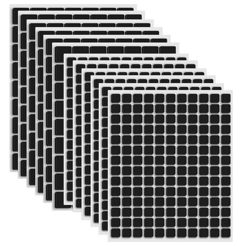 Briartw 3D Double Sided Adhesive Foam Squares, 1302 Pcs Black Permanent Adhesive Dots for Scrapbooking, Card Making - 924 Small (6mm) & 378 Large (12.5mm) Mixed Size Dimensional Foam Tape in Kuwait