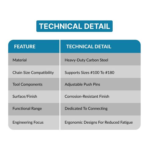 PGN Roller Chain Connecting Tool for #100#120#140#160#180 - Chain Tool for Replacing and Repairing Chains in Kuwait