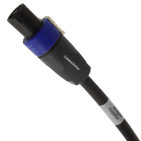 CablesOnline, 3ft. Mono-Bridged Speaker/Amplifier 12AWG Cable with Neutrik® Speakon 4-Pole Male to Male Connectors, (1+/1+ and 2+/1-), SK-MB403 in Kuwait
