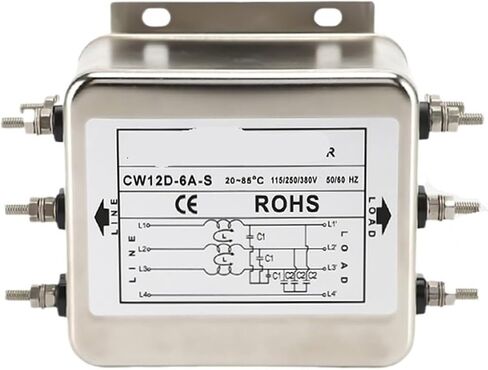 CW12D-6A/10A/20A/30A/40A/50A/60A-S مرشح طاقة ثلاثي الطور ثلاثي الأسلاك (CW12D-60A-S) in Kuwait