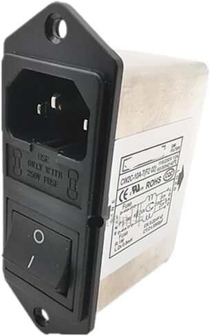 CW2C-06A/10A-T F2 02 Double Insurance Anti-Interference Power Filter Switch Fuse(CW2C-10A-T F2 02) in Kuwait