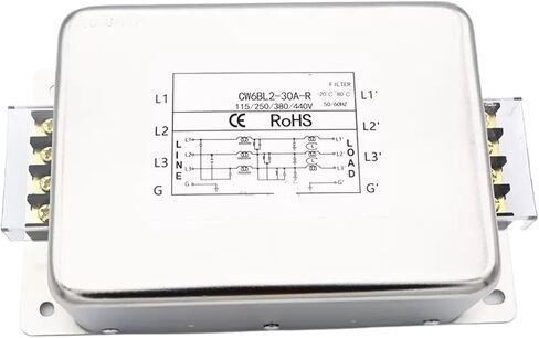 CW6BL2-10A/20A/30A-R مرشح طاقة الإدخال ثلاثي الطور ثلاثي الأسلاك ثنائي القطب 380 فولت (CW6BL2-20A-R) in Kuwait