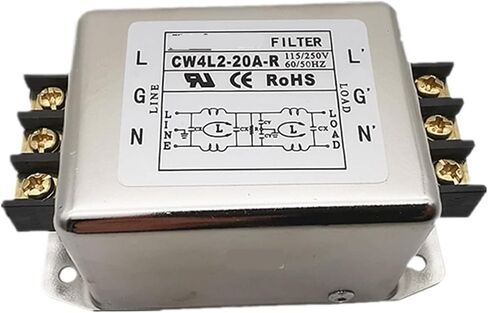 CW4L2-10A/20A/30A-R Terminal Block Power Filter 220V Double Stage(CW4L2-30A-R 30A) in Kuwait