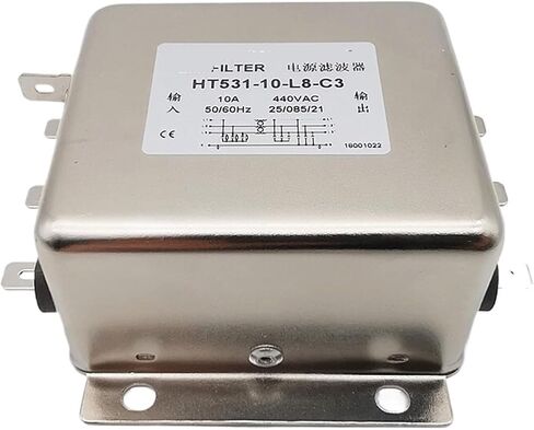 فلتر طاقة ثلاثي الطور 380 فولت HT531-20-L8-C3 20A 10A العاكس (HT531-10-M4-C3 10A) in Kuwait