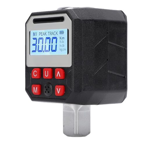 banapoy Digital Torque Adapter 1/2in Drive, 17 to 340Nm 2% Accuracy Torque Gauge Wrench Converter, 500 Data Storage, Sound Light Alert, Peak Track Preset in Kuwait
