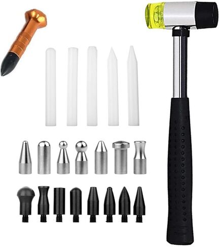 LadyRosian Paintless Dent Repair Rods 27PCS Kit Stainless Steel Repair Tool for Car Auto Body Dents Hail Damage Removal Set in Saudi Arabia