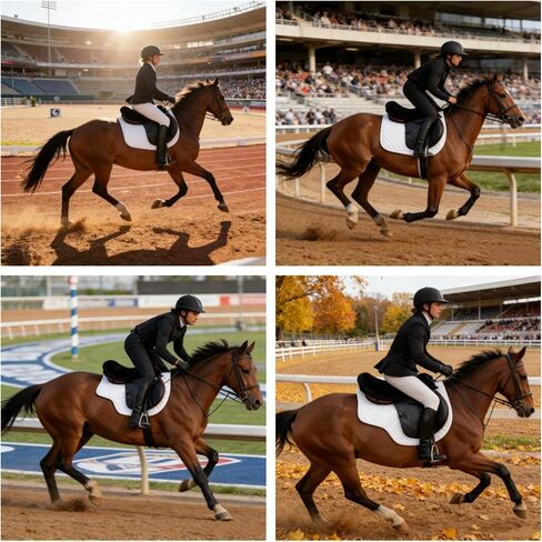 Genuine Sheepskin Saddle Pad, Breathable and Non-Slip British-Style Sheepskin Saddle Seat Cover in Saudi Arabia
